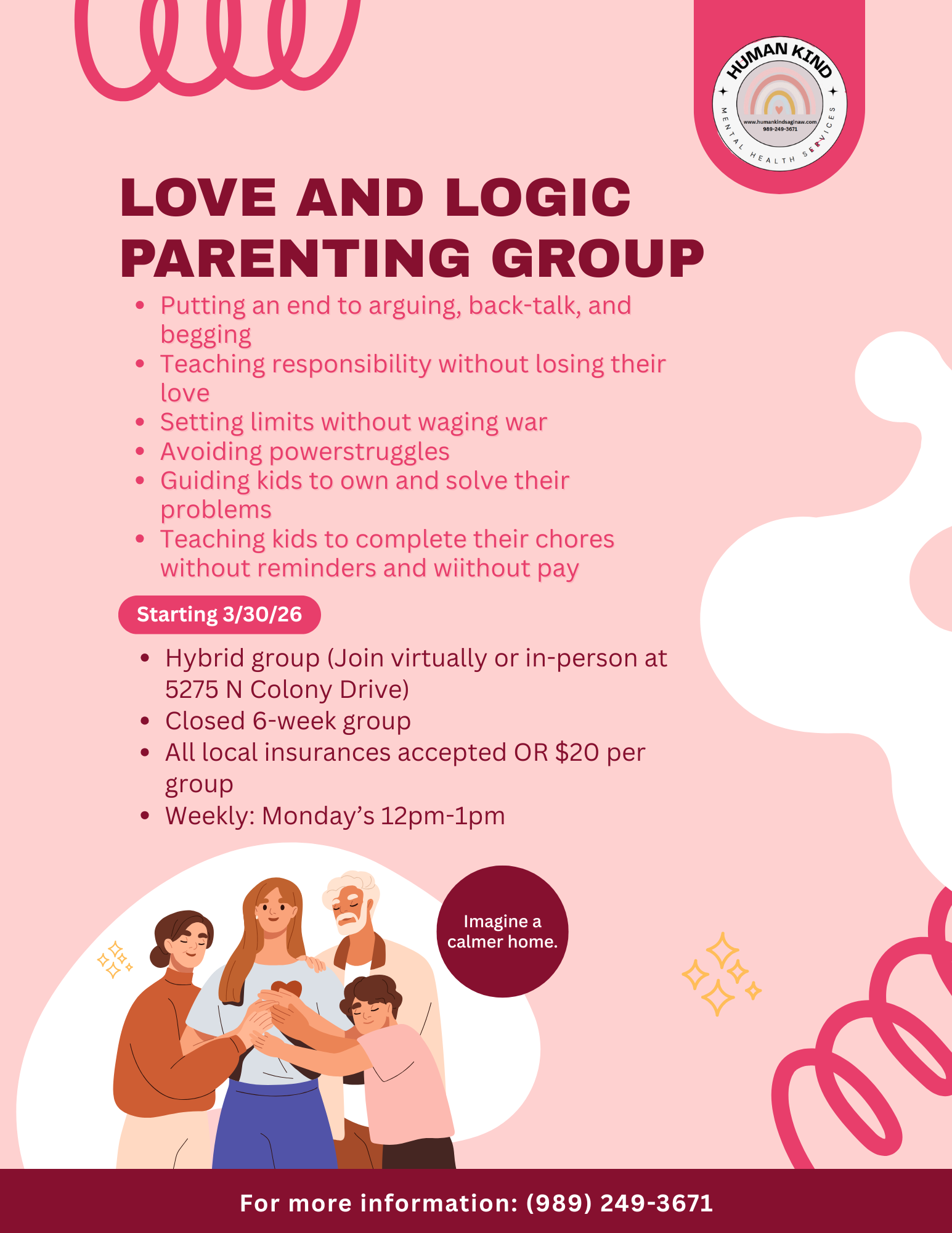 Love and Logic Parenting Group in Saginaw, MI